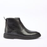 نیم بوت مردانه چرم طبیعی مدل آناویز چرم - Image 2