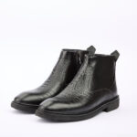 نیم بوت مردانه چرم طبیعی مدل آناویز چرم - Image 3