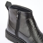 نیم بوت مردانه چرم طبیعی مدل آناویز چرم - Image 5