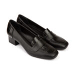 کفش زنانه چرم طبیعی مدل آناویز چرم