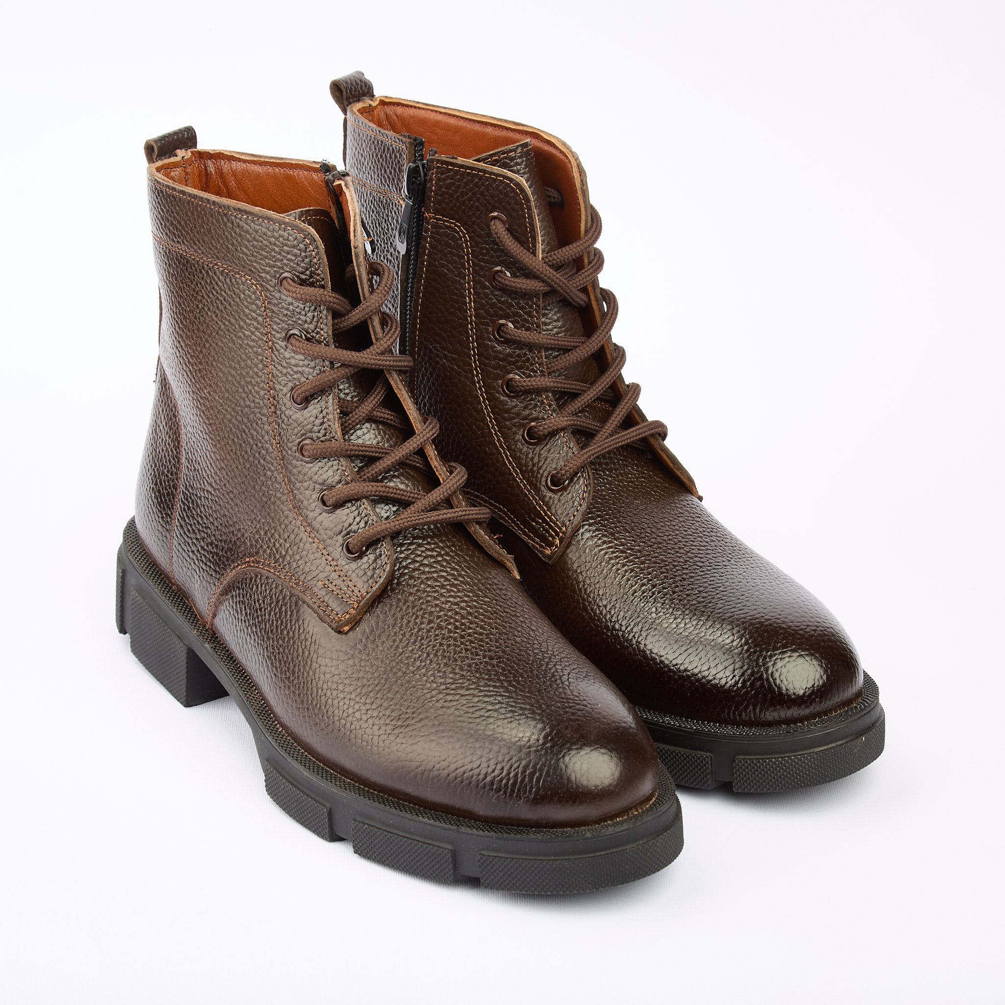 Canon-5814 نیم بوت مردانه چرم طبیعی مدل آناویز چرم - Image 1