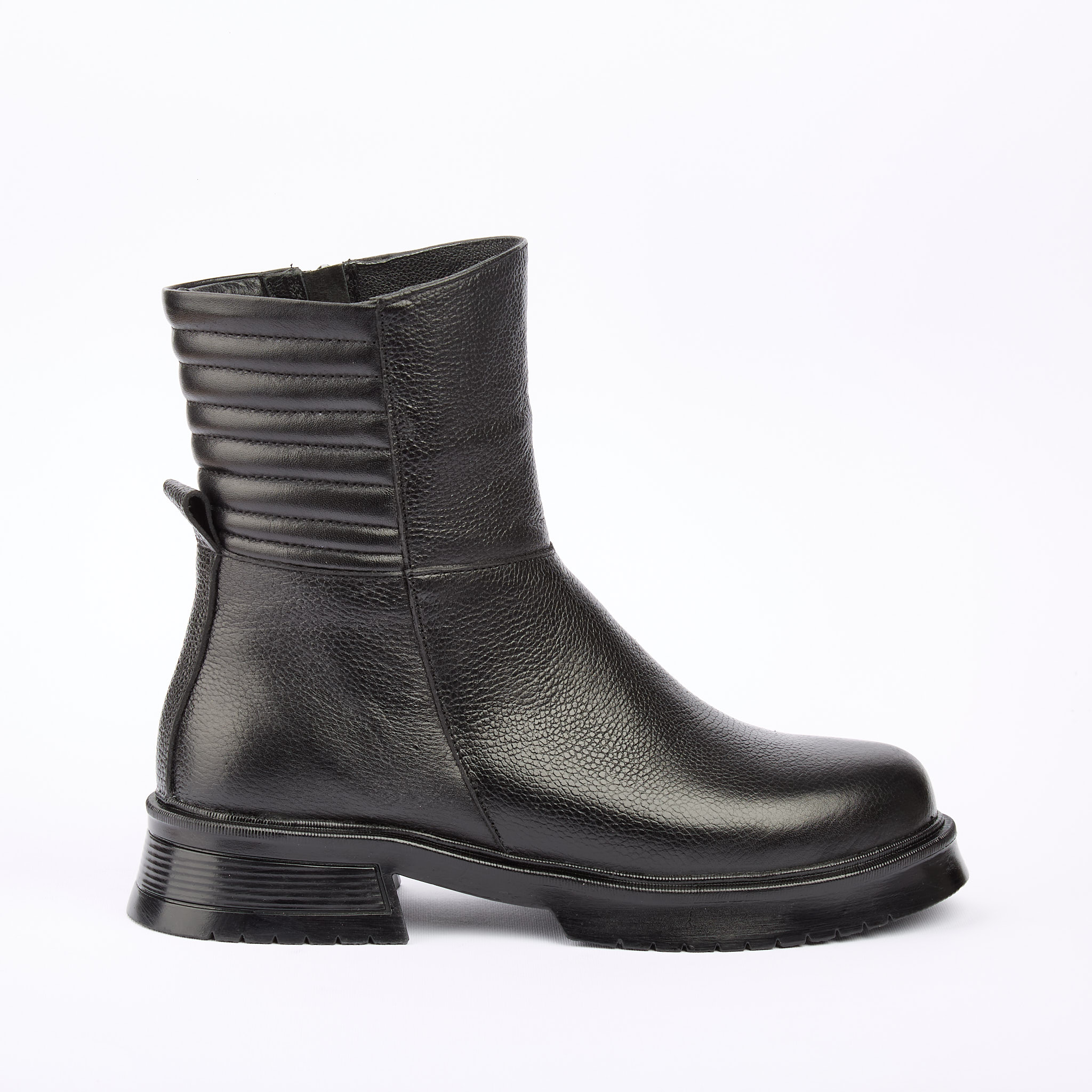 Canon-5845 نیم بوت زنانه چرم طبیعی مدل آناویز چرم - Image 1