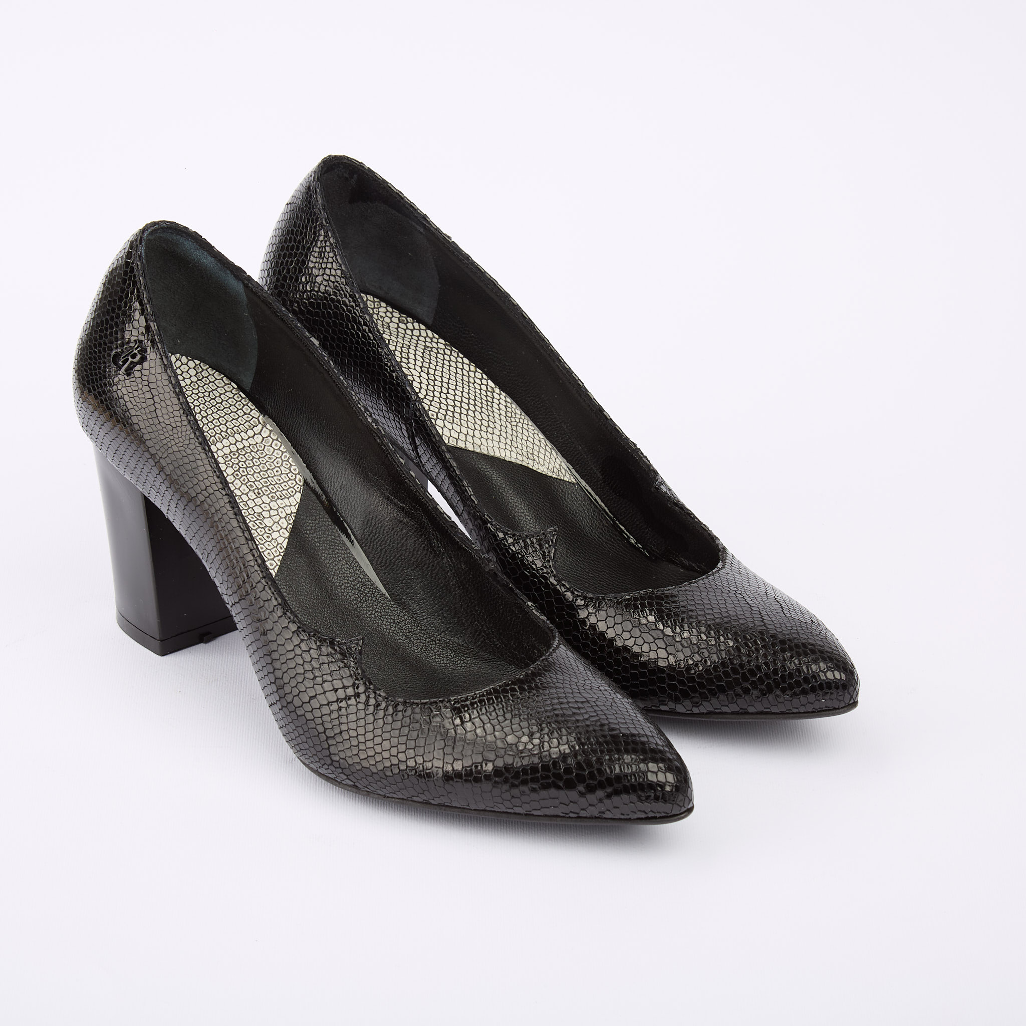 Canon-5880 کفش پاشنهدار زنانه چرم طبیعی مدل آناویز چرم - Image 1