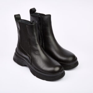 نیم بوت زنانه چرم طبیعی مدل آناویز چرم