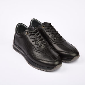 کتانی مردانه چرم طبیعی مدل آناویز چرم