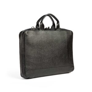 کیف اداری چرم طبیعی مدل آناویز چرم (فلوتر - مشکی)
